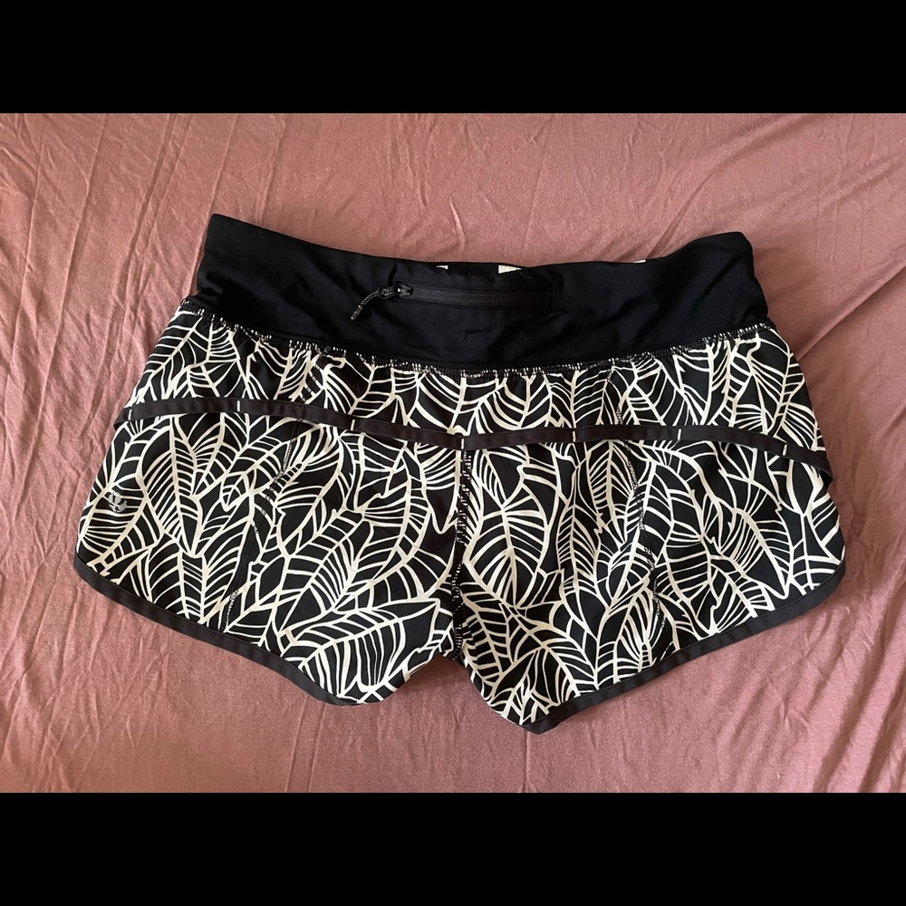 Banana Leaf Lululemon Shorts